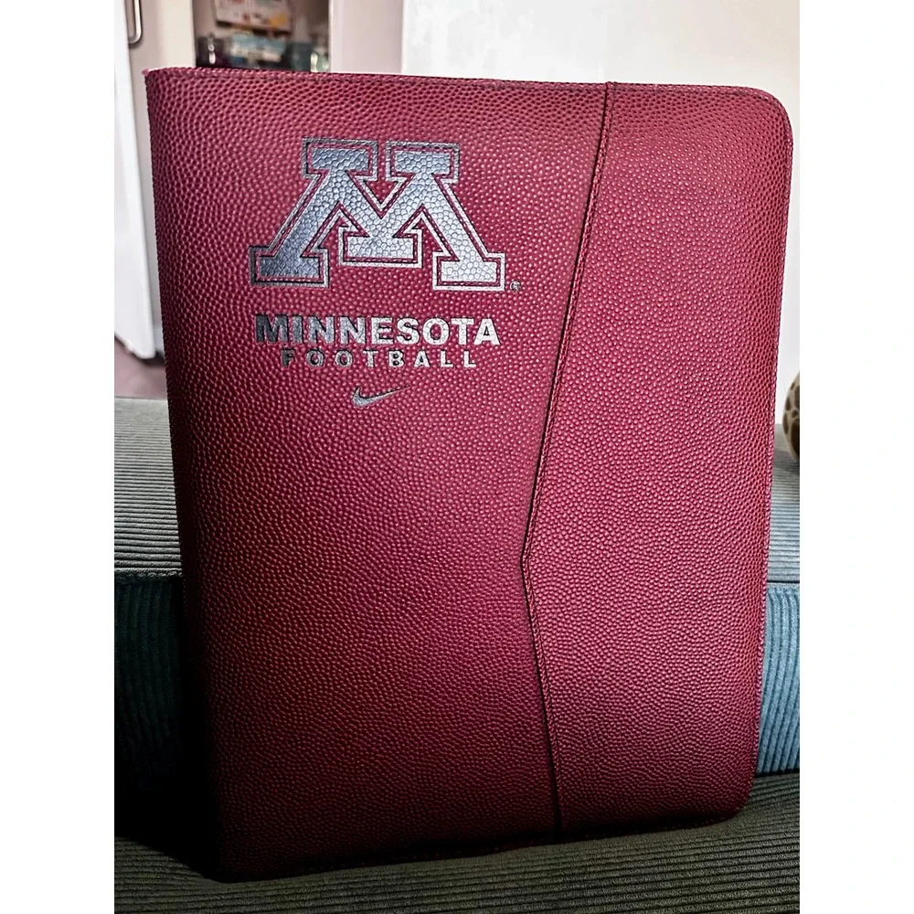 Nike Minnesota Golden Gophers Football Pebbled Leather Portfolio Folder